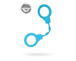 Силиконовые наручники A-Toys by TOYFA силикон голубые 33 см
