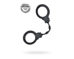 Силиконовые наручники A-Toys by TOYFA силикон черные 33 см