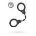 Силиконовые наручники A-Toys by TOYFA силикон черные 33 см - фото