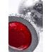 Анальная втулка Metal by TOYFA металл серебристая с рубиновым кристаллом 10 см Ø 4 см 360 г - фото 10