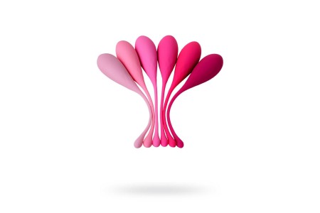 Набор вагинальных шариков Eromantica K-ROSE силикон розовый 6 шт