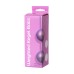 Вагинальные шарики Seven Creations металлические в силиконе фиолетовые Ø3 см - фото 2