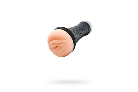 Вибромастурбатор реалистичный вагина в колбе XISE TPR телесный 25 см
