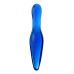 Двусторонний фаллоимитатор Sexus Glass стекло синий 17,5 см - фото 2