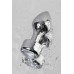 Анальная втулка Metal by TOYFA металл серебристая с кристаллом цвета алмаз 10,8 см Ø 4 см 195 - фото 4