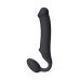 Безремневой нереалистичный страпон Strap-on-me XL силикон черный 25,5 см - фото 4
