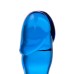 Анальный фаллоимитатор Sexus Glass стекло синий 13 см - фото 4