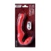 Безремневой страпон Black & Red by TOYFA с вибрацией влагостойкий силикон красный 35 см - фото 6