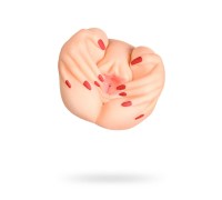 Мастурбатор реалистичный TOYFA Juicy Pussy Adeline с вибрацией вагина и анус TPR телесный 18 с