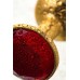 Анальная втулка Metal by TOYFA металл золотистая с рубиновым кристаллом 7,5 см Ø 3 см 145 г - фото 7