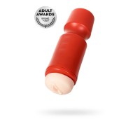Мастурбатор красный/телесный вагина TOYFA A-Toys,24cm 7,6 cm