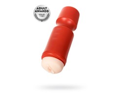 Мастурбатор красный/телесный вагина TOYFA A-Toys,24cm 7,6 cm