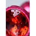 Анальный страз TOYFA Metal красный с кристаллом цвета рубин 7,2 см Ø2,8 см 50 г - фото 10