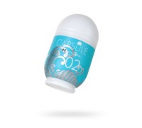 Мастурбатор нереалистичный CAPSULE 02 Sazanami MensMax TPE голубой 8 см