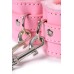 Набор для ролевых игр в стиле БДСМ Eromantica розовый маска наручники оковы ошейник флоггер к - фото 4