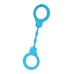Силиконовые наручники A-Toys by TOYFA силикон голубые 33 см - фото 1