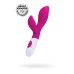 Вибратор с клиторальным стимулятором TOYFA A-Toys Lilu Силикон Розовый 20 см - фото