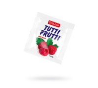 Съедобная гель-смазка TUTTI-FRUTTI для орального секса со вкусом малины ,4 гр по 20 шт в упаковке