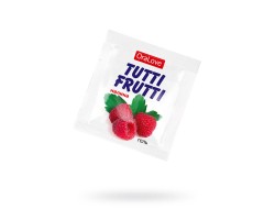 Съедобная гель-смазка TUTTI-FRUTTI для орального секса со вкусом малины ,4 гр по 20 шт в упаковке