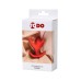Расширяющая анальная втулка ToDo by Toyfa Flower силикон красная 9 см Ø 6 см - фото 3