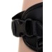 Страпон LoveToy с поясом Harness с 2 насадками PVC чёрный 20 см - фото 11