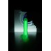 Фаллоимитатор светящийся в темноте Штучки-Дрючки силикон прозрачно-зеленый 18 см - фото 2