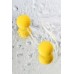 Вагинальные шарики Sexus Funny Five ABS пластик Желтый Ø 3 см - фото 3
