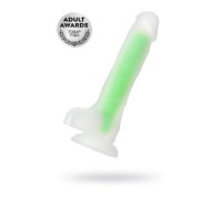 Фаллоимитатор светящийся в темноте Beyond by Toyfa Dick Glow силикон прозрачно-зеленый 13 см