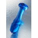 Анальный фаллоимитатор Sexus Glass стекло синий 13 см - фото 2