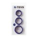 Эрекционное кольцо на пенис TOYFA A-Toys Силикон Фиолетовый Ø4,5/3,8/3,2 см - фото 3