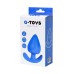 Анальная пробка A-Toys by TOYFA силикон синяя 8,3 см Ø 4,1 см - фото 5