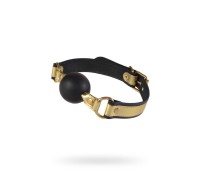 Кляп Sitabella золотой кожа