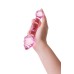 Двусторонний фаллоимитатор Sexus Glass стекло розовый 17 см - фото 8