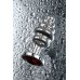 Анальный страз Metal by TOYFA металл серебристый с кристаллом цвета рубин 8 см Ø 3,5 см 95 г - фото 8