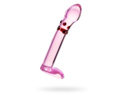 Нереалистичный фаллоимитатор Sexus Glass Стекло Розовый 17,2 см
