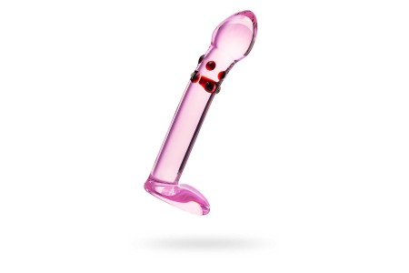 Нереалистичный фаллоимитатор Sexus Glass Стекло Розовый 17,2 см