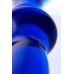 Анальная втулка Sexus Glass стекло синяя 13,5 см Ø 4,5 см - фото 2