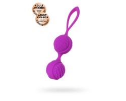Вагинальные шарики с ресничками JOS NUBY силикон фиолетовый 3,8 см