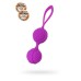 Вагинальные шарики с ресничками JOS NUBY силикон фиолетовый 3,8 см - фото