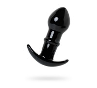 Анальная втулка Sexus Glass стекло чёрная 11,5 см Ø 4 см
