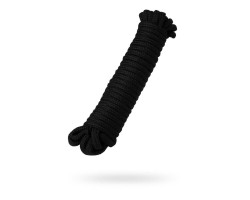 Веревка для бондажа Штучки-дрючки текстиль черная 1000 см