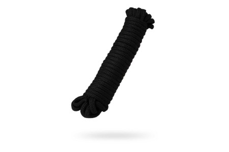 Веревка для бондажа Штучки-дрючки текстиль черная 1000 см