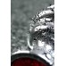 Анальный страз Metal by TOYFA металл серебристый с кристаллом цвета рубин 8 см Ø 3,5 см 95 г - фото 1