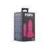 Анальная втулка TOYFA POPO Pleasure 5 режимов вибрации TPR розовая 11,9 см - фото 2