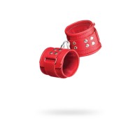 Наручники Sitabella красные кожа