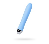 Вибратор с функцией нагрева и пульсирующими шариками PHYSICS FAHRENHEIT силикон голубой 19 см