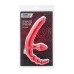 Безремневой страпон Black & Red by TOYFA с вибропулей влагостойкий силикон красный 35 см - фото 1