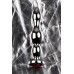 Анальная втулка Metal by TOYFA металл серебристая с кристаллом цвета рубин 13,5 см Ø 3 см 140 - фото 1