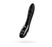 Вибратор Mystim Sizzling Simon силиконовый с электростимуляцией чёрный 27 см