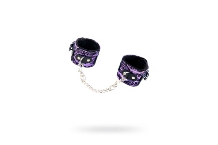 Кружевные наручники TOYFA Marcus пурпурный 42 см